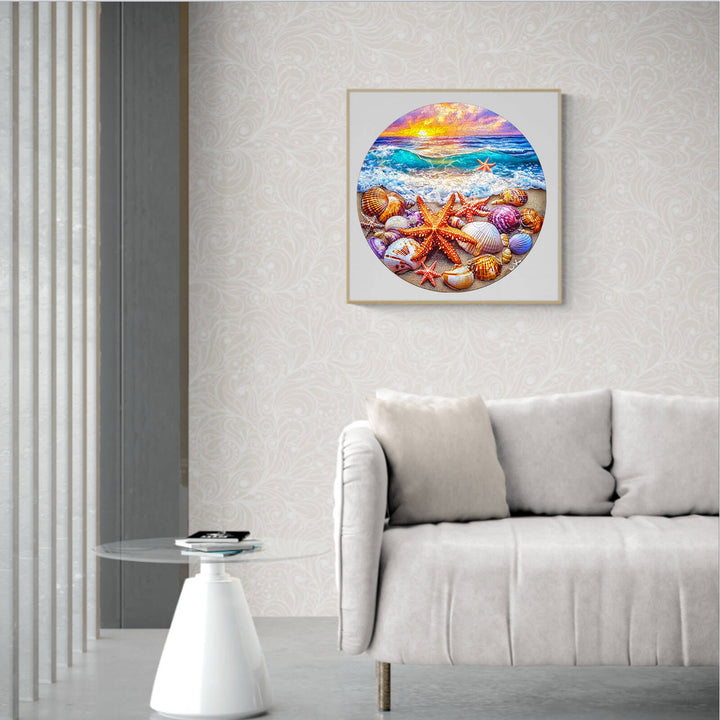 Ocean and Shells-2 Wooden Jigsaw Puzzle