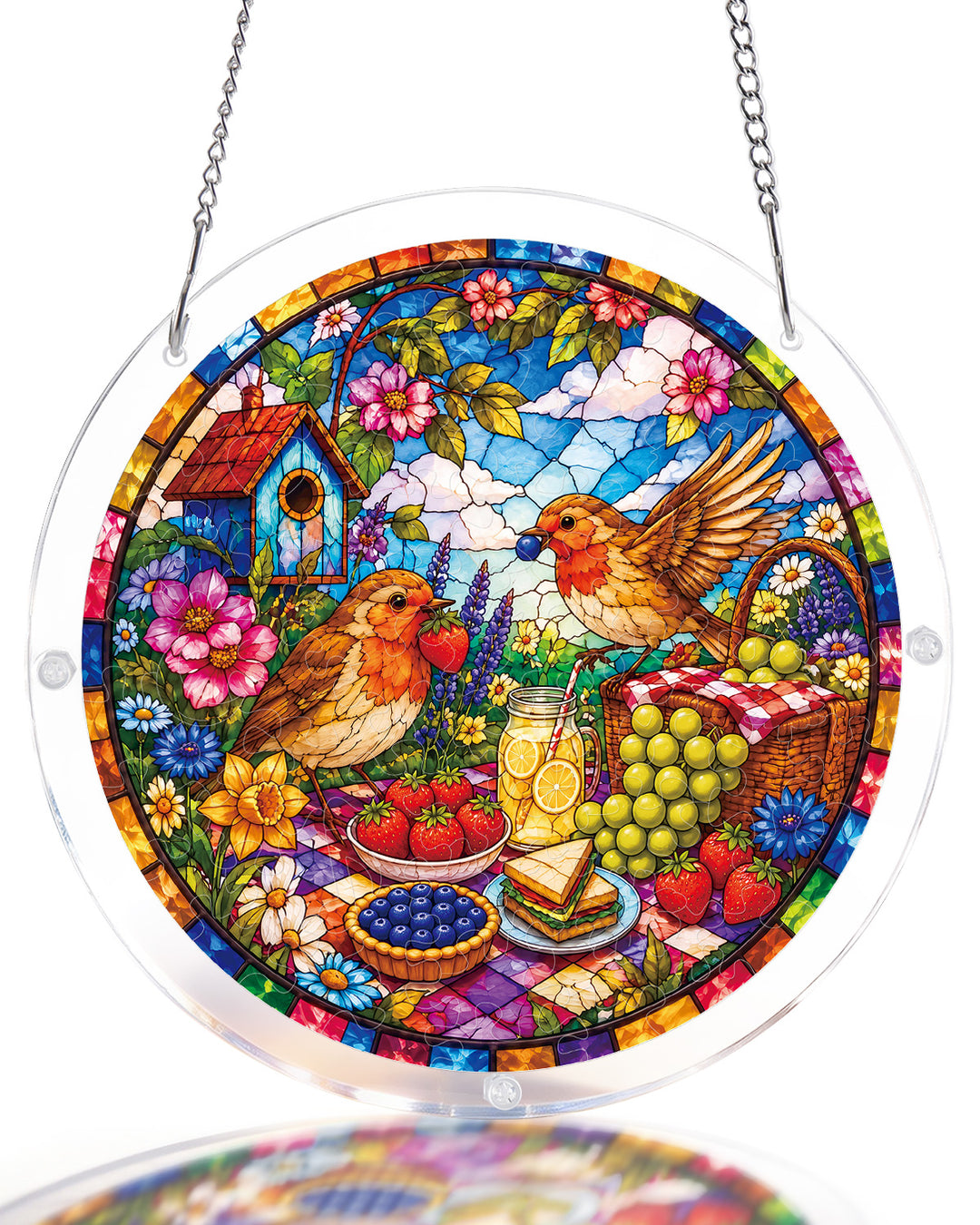 Acrylic Jigsaw Puzzle Suncatcher - Country Harvest