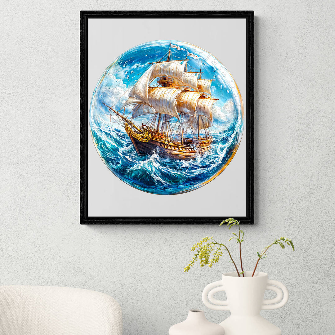 Ship of Hope Wooden Jigsaw Puzzle - Woodbests