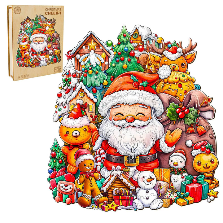 Christmas Cheer-1 Wooden Jigsaw Puzzle - Woodbests