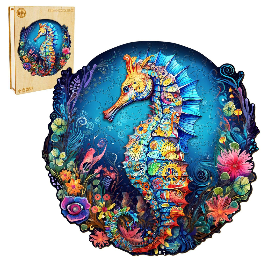 Seahorse 2 Wooden Jigsaw Puzzle