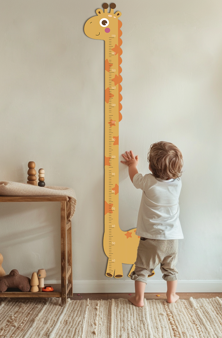 Personalized Wooden Giraffe Growth Chart Ruler Clearance Sale