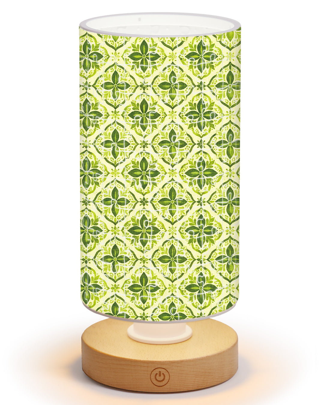 DIY Dimmable Acrylic Puzzle Lamp - Green Flowers
