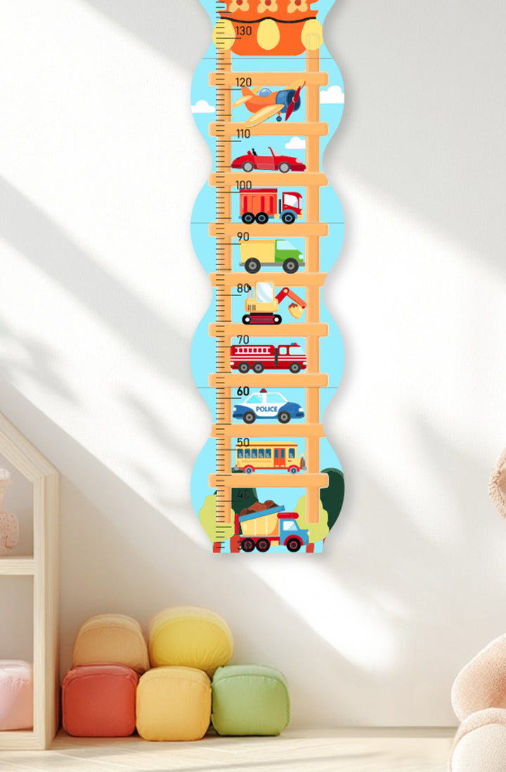 Personalized Wooden Traffic-2 Growth Chart Ruler
