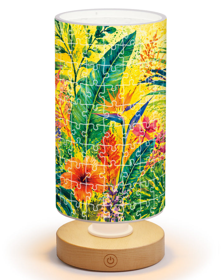 DIY Dimmable Acrylic Puzzle Lamp -Tropical Reverie