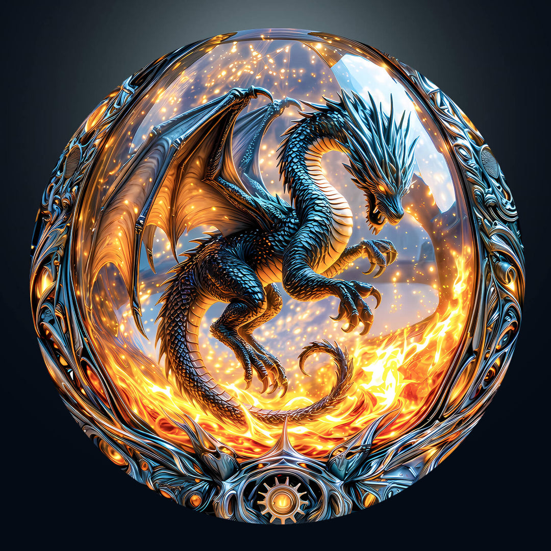 Dragonfire Orb 1000 Piece Puzzle