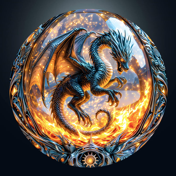 Dragonfire Orb 1000 Piece Puzzle