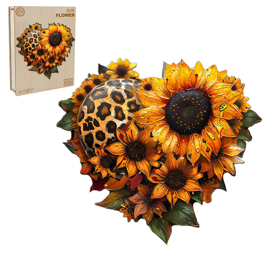 Sunflower Wooden Jigsaw Puzzle