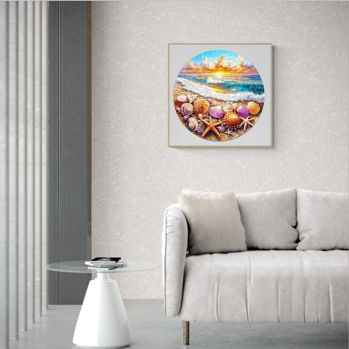 Ocean and Shells-1 Wooden Jigsaw Puzzle - Woodbests