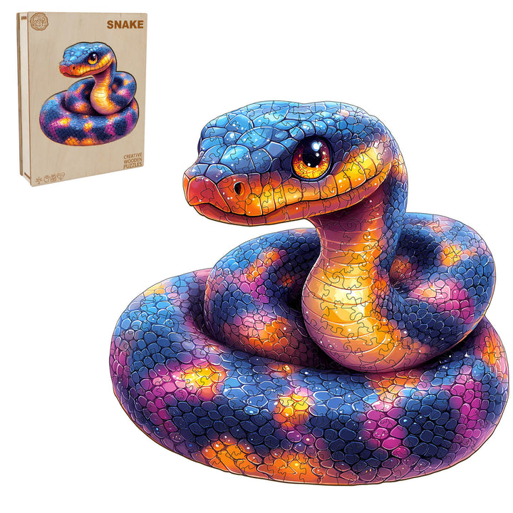 Snake Wooden Jigsaw Puzzle