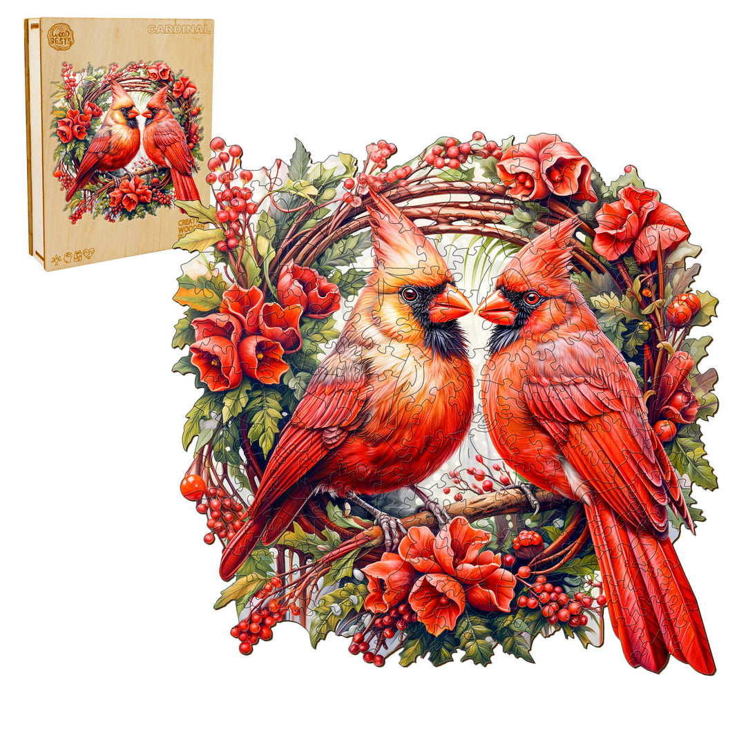 Cardinal Wooden Jigsaw Puzzle