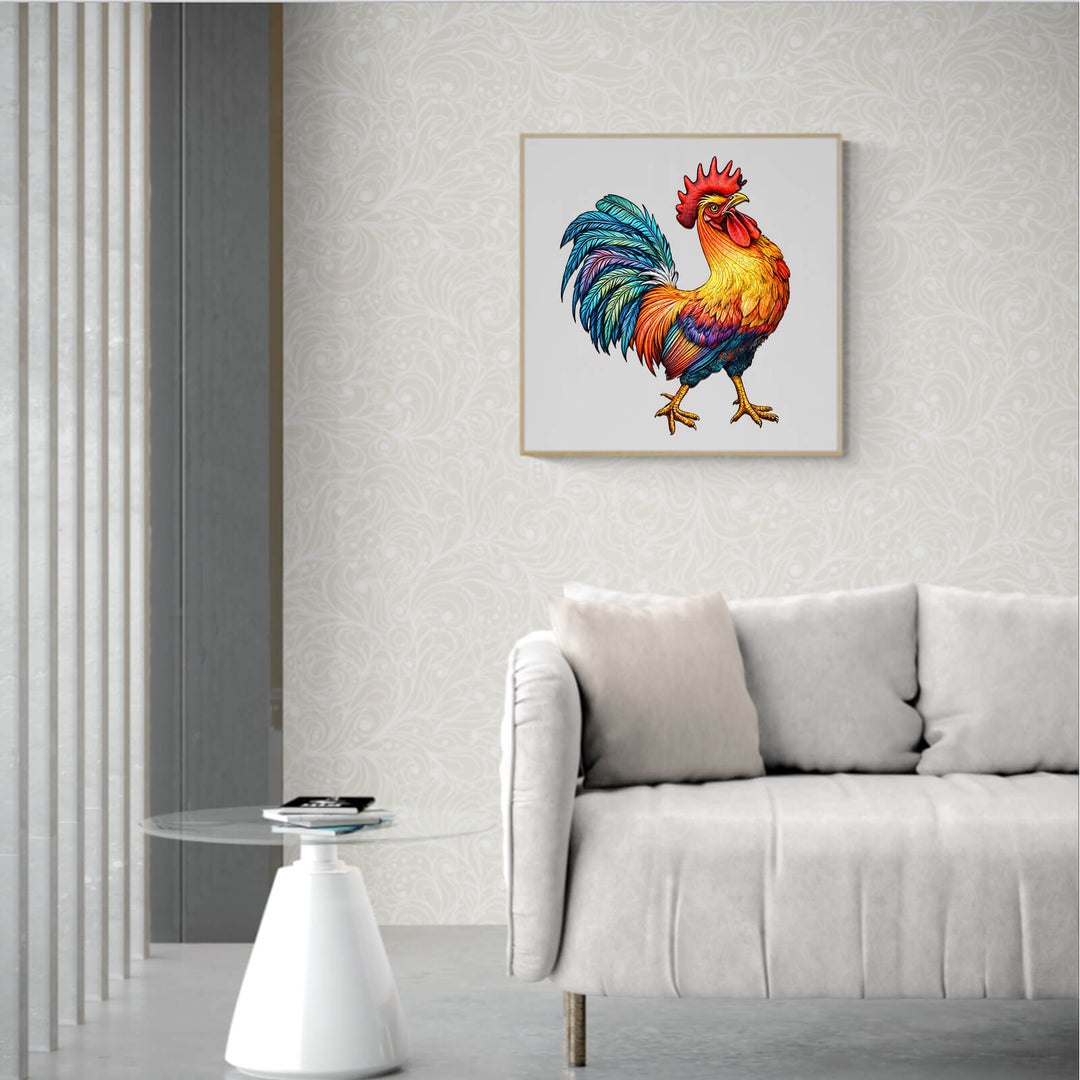 Gallic Chicken Wooden Jigsaw Puzzle