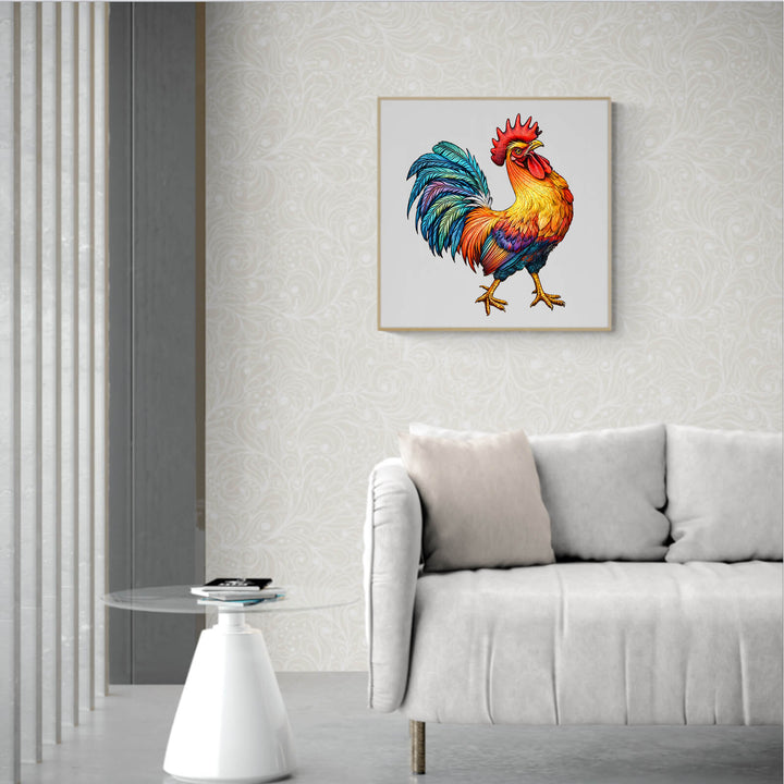 Puzzle en bois poules et poussins