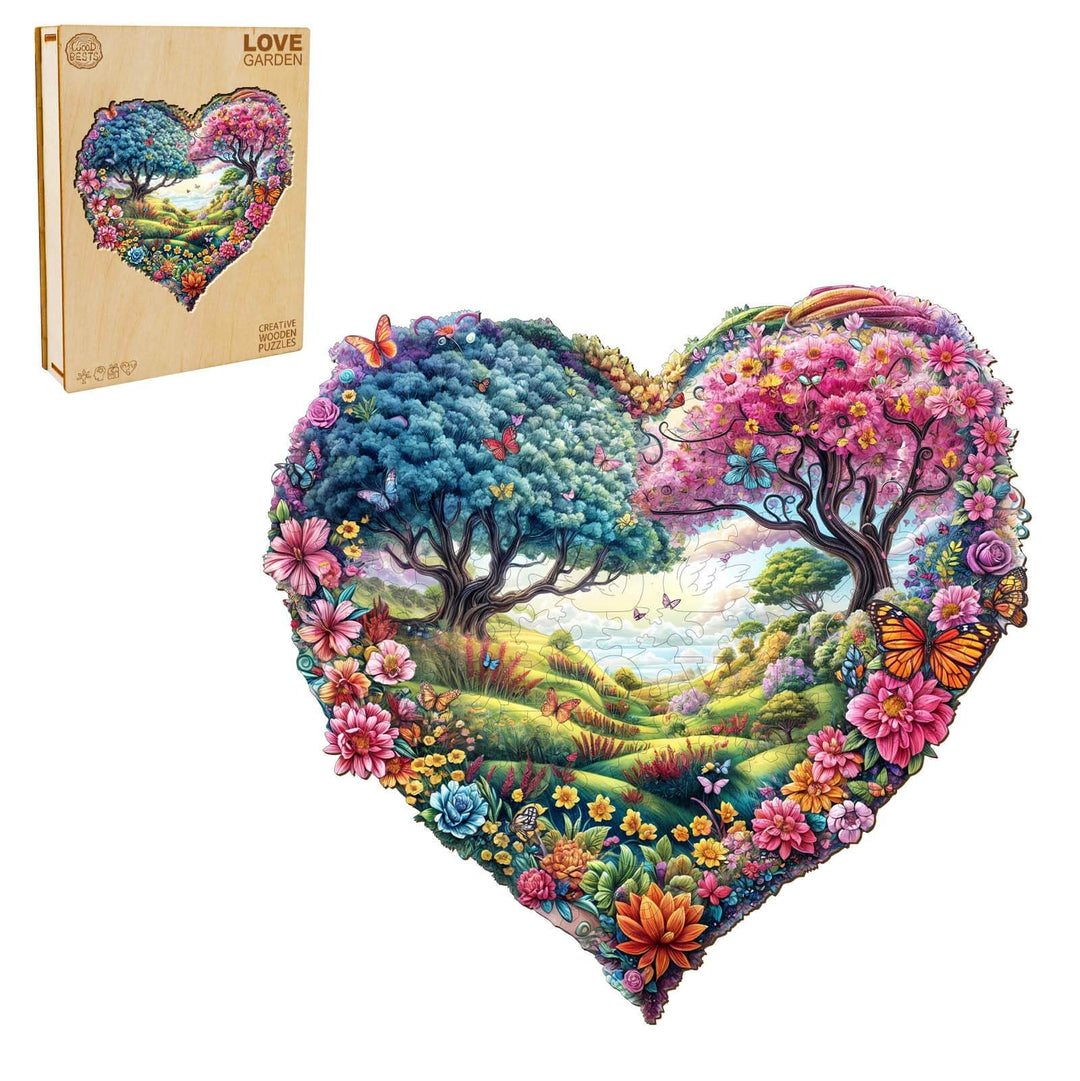 Puzzle en bois Jardin d'amour