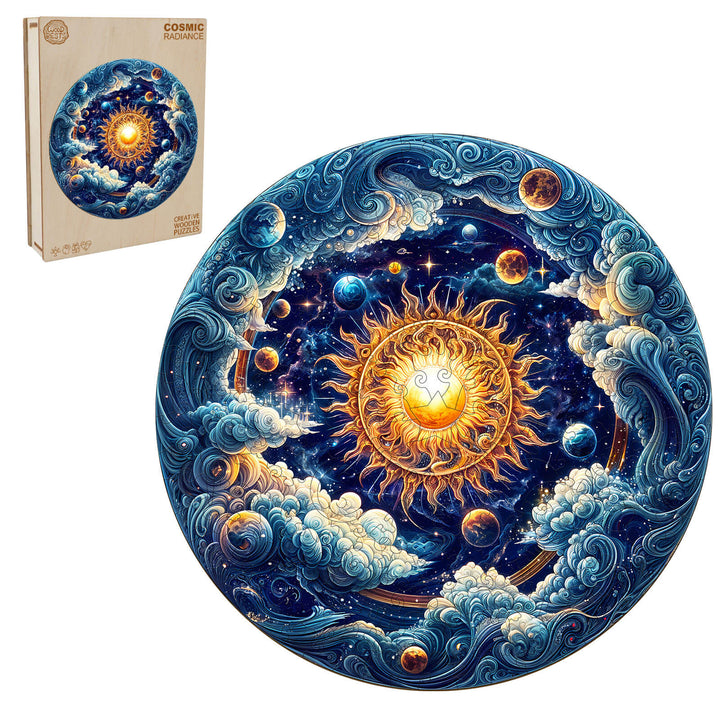 Cosmic Radiance  Wooden Jigsaw Puzzle