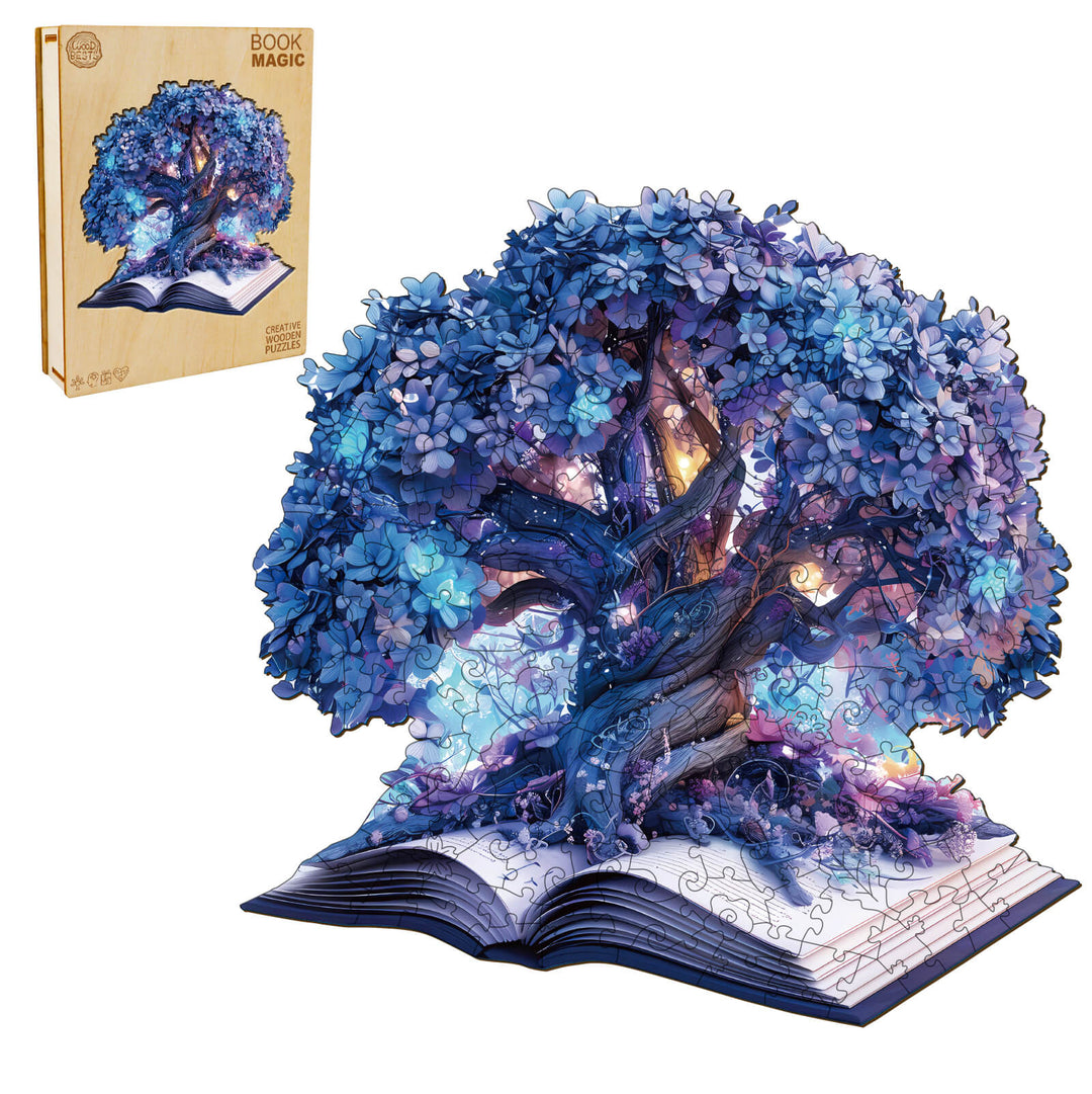 Magic Book Wooden Jigsaw Puzzle