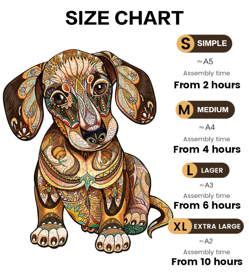 puzzle's size