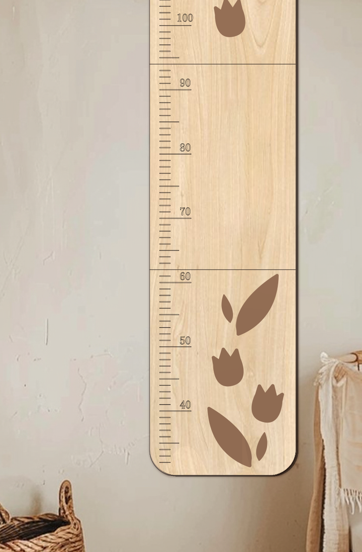 Personalized Wooden Cute Dinosaur Growth Chart Clearance Sale