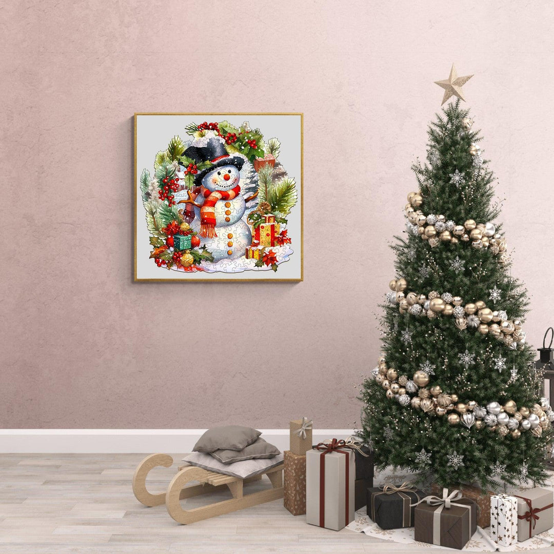 Frosty The Snowman Wooden Jigsaw Puzzle