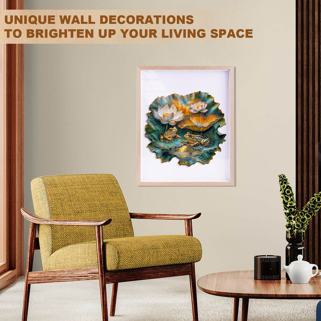 Lotus Serenade-2 Wooden Jigsaw Puzzle