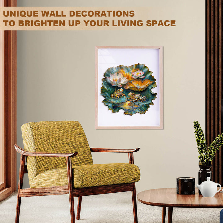 Lotus Serenade-2 Wooden Jigsaw Puzzle