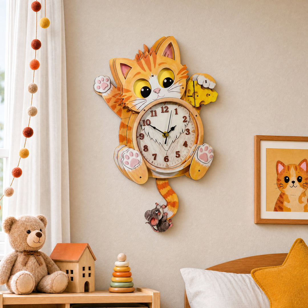 Meeresschildkröte – Stündlicher Glockenschlag DIY Holz-Uhr, 3D Puzzle-Bastelset