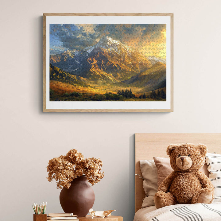 Sunset Mountains 500 / 1000 Piece Puzzle