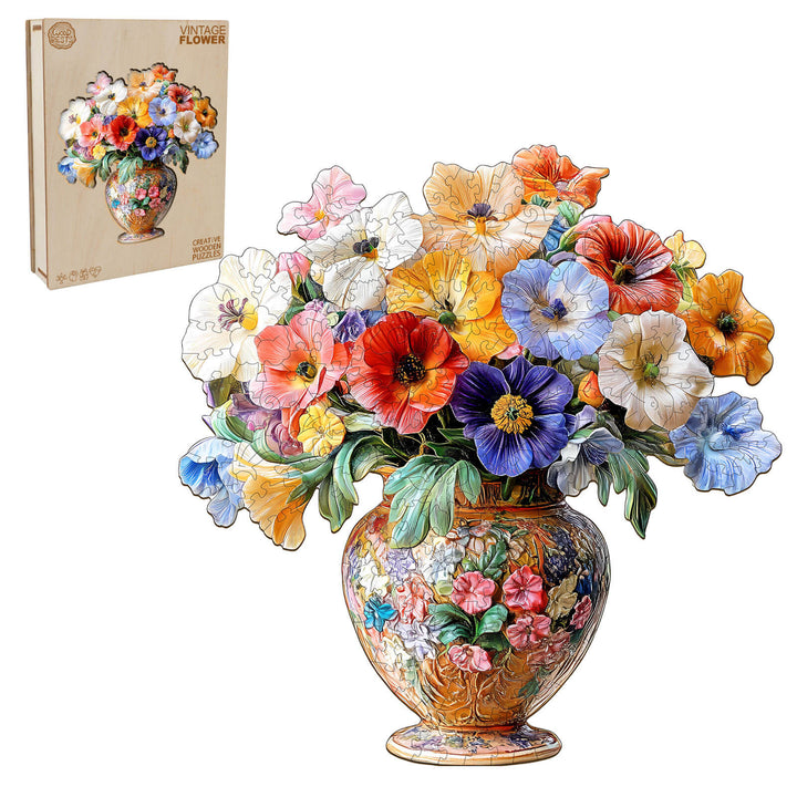 3D Vintage flower Jigsaw Puzzle