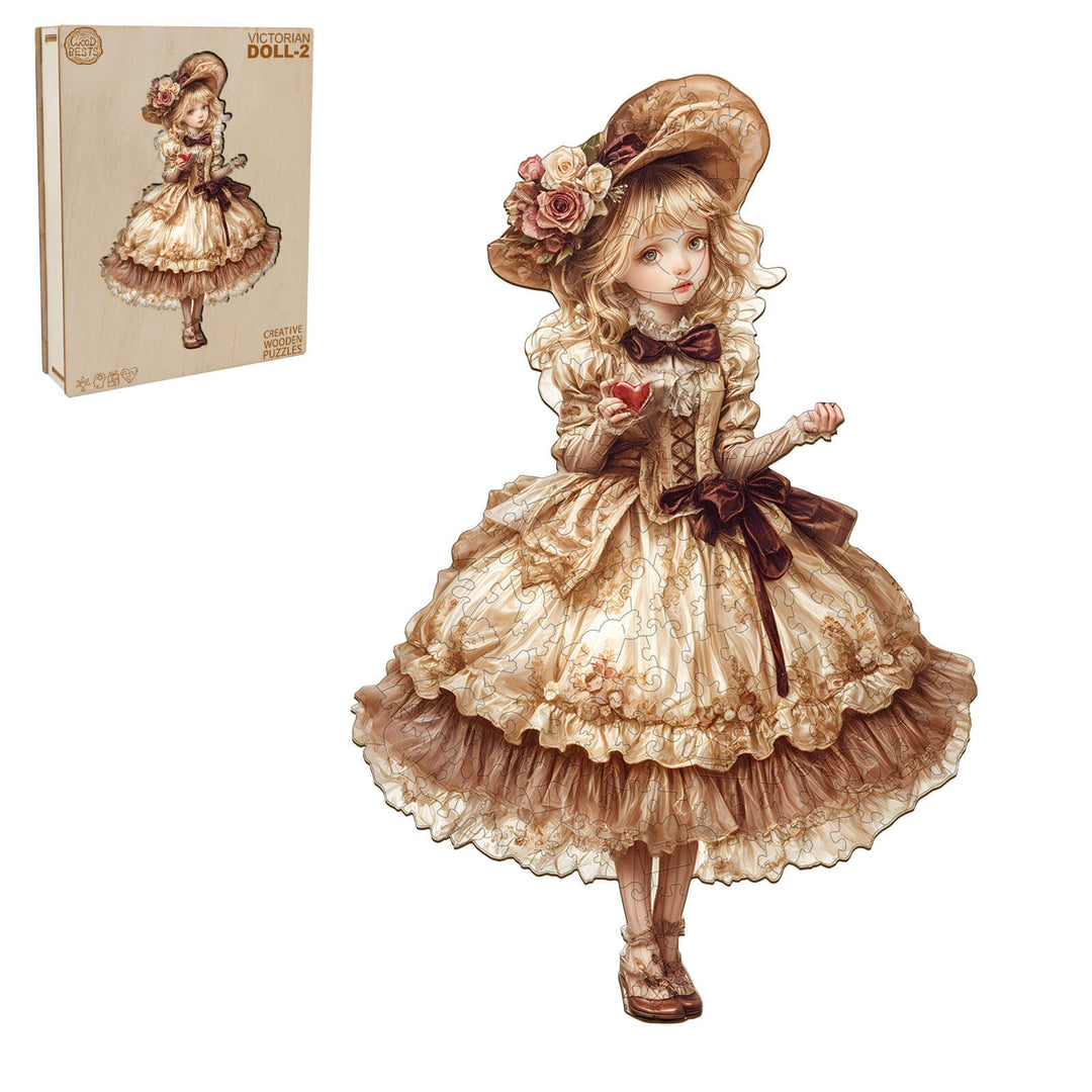 Victorian Doll-2 Wooden Jigsaw Puzzle