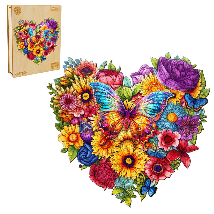 Sweet Heart-2 Wooden Jigsaw Puzzle-Woodbests