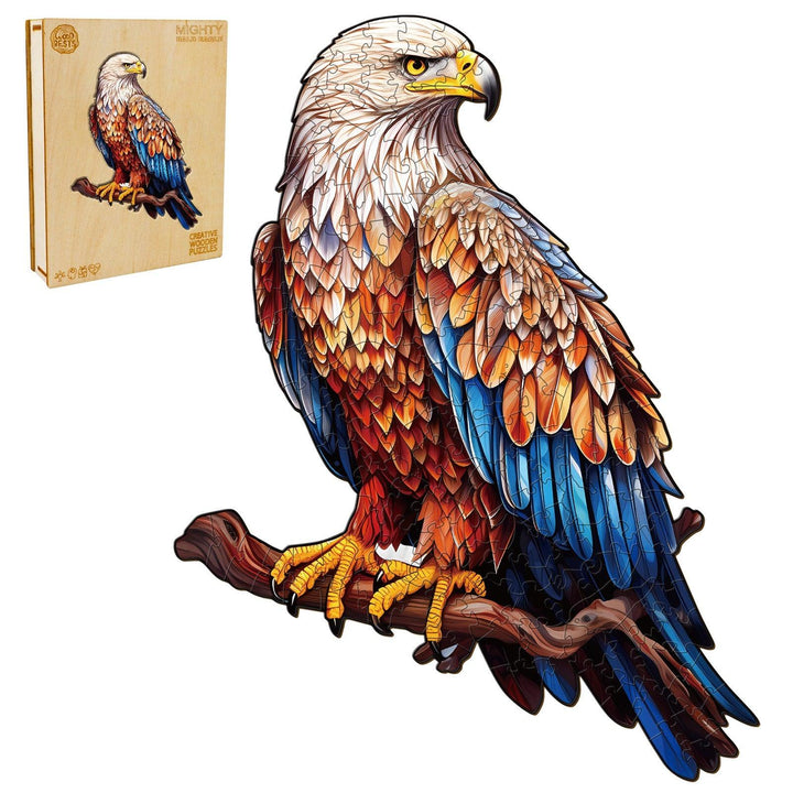 Mighty Bald Eagle Wooden Jigsaw Puzzle