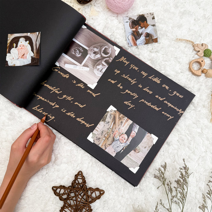 Personalized Baby Photo Album - Custom First Year Photo Album