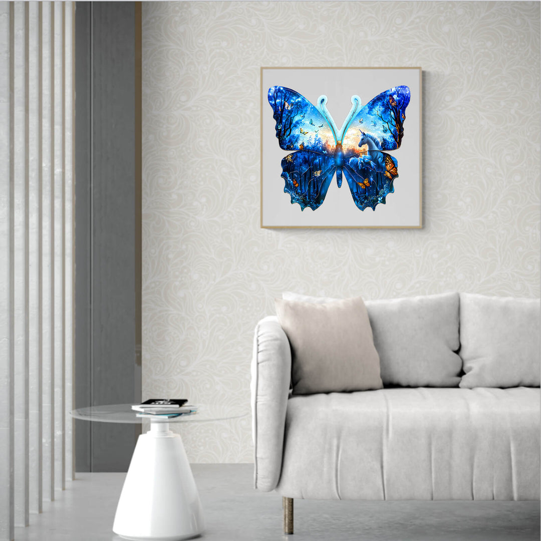 Butterfly Forest Wooden Jigsaw Puzzle