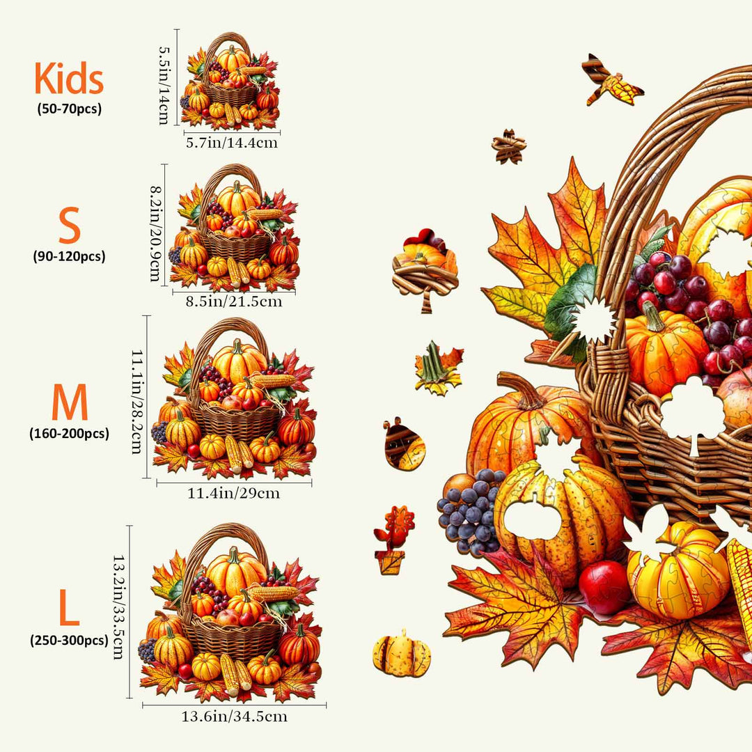 Autumn Wooden Jigsaw Puzzle