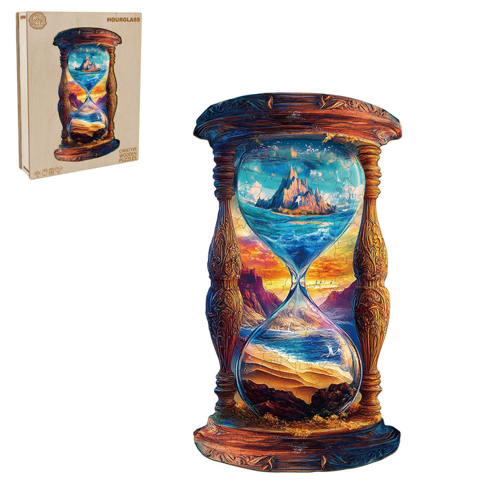 Hourglass Wooden Jigsaw Puzzle