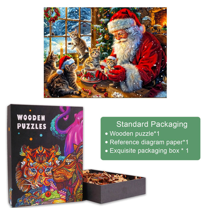 Warm Christmas-2 Wooden Jigsaw Puzzle