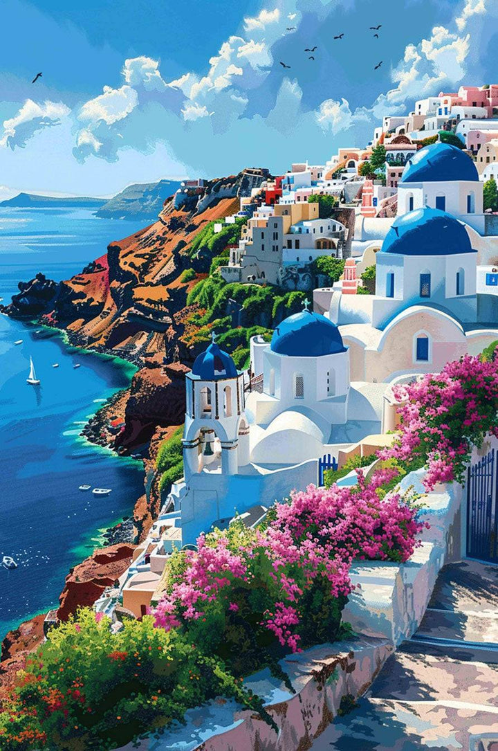 Santorini 500/1000 Teile Puzzle