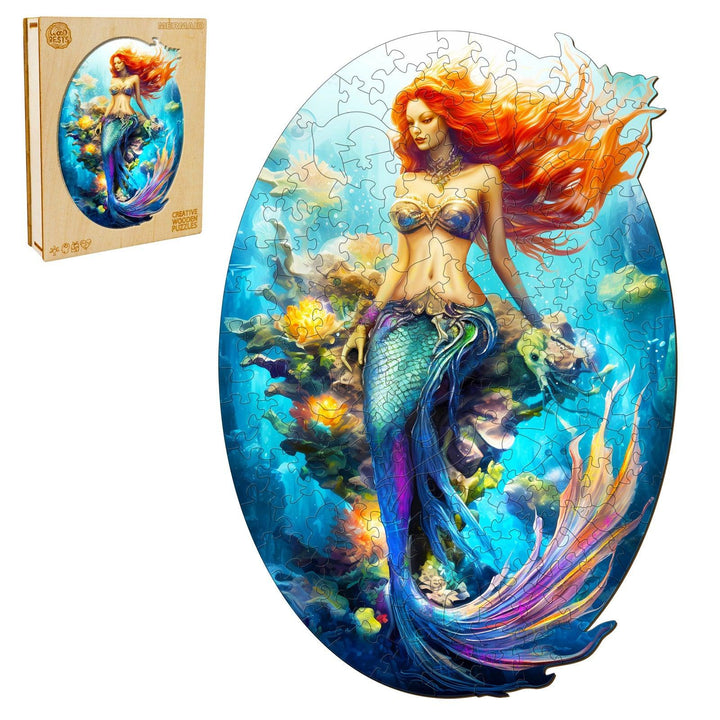 Mermaid 2 Wooden Jigsaw Puzzle