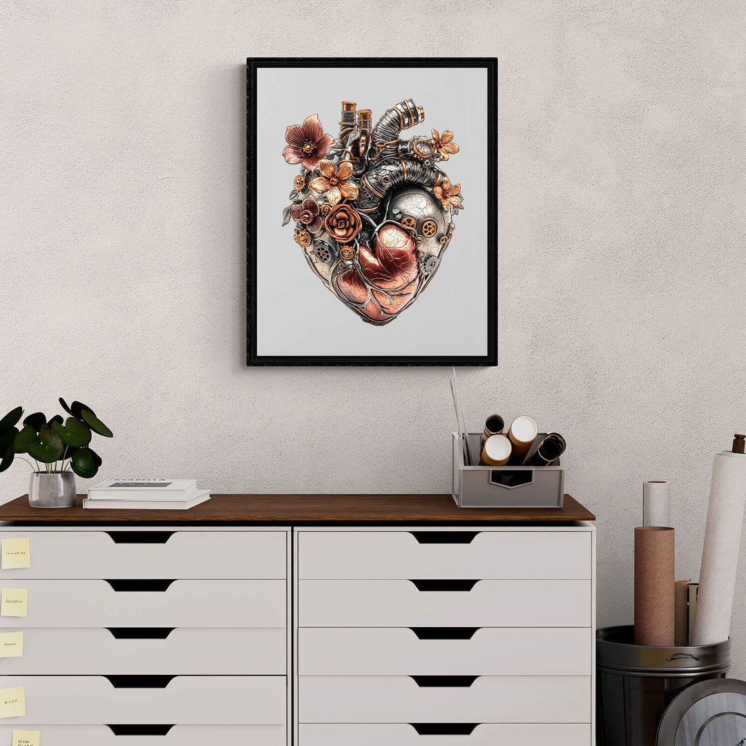 3D Mechanical Heart Wooden Jigsaw Puzzle - WOODBESTS