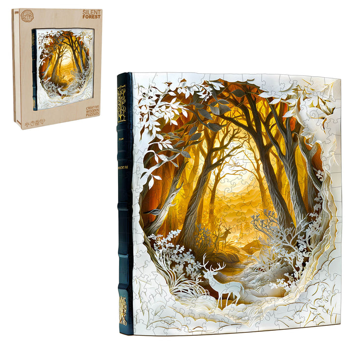 3D  Silent forest Wooden Jigsaw Puzzle