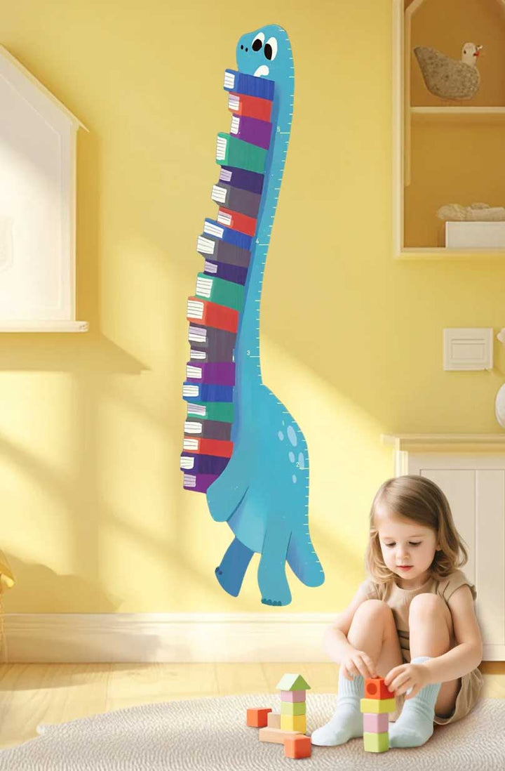 Personalized Wooden Book Dinosaur Growth Chart Ruler Clearance Sale
