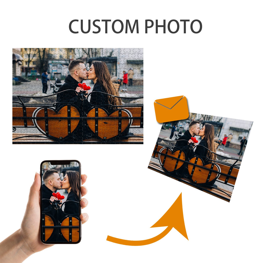 Geschenke zum Verlieben: Fotopuzzles mit 500/1000 Teilen