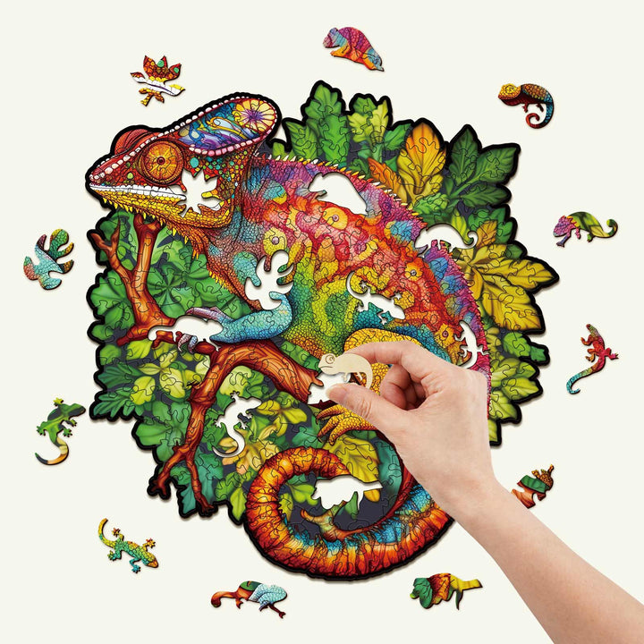 Chameleon Wooden Jigsaw Puzzle