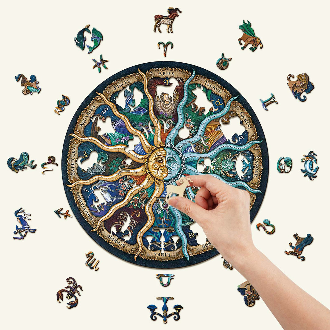 Constellation Horoscope Wooden Jigsaw Puzzle