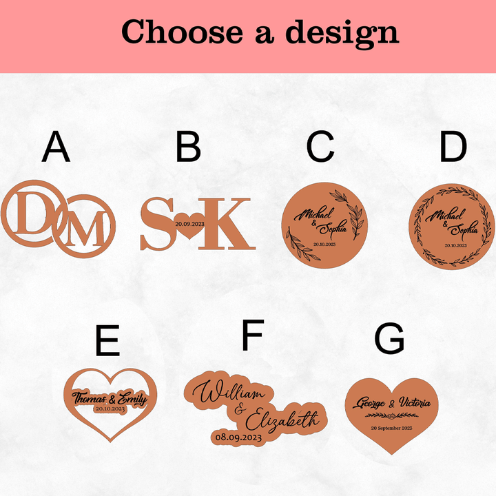 Wedding Customized Wooden Love Message Board & Wedding Decoration