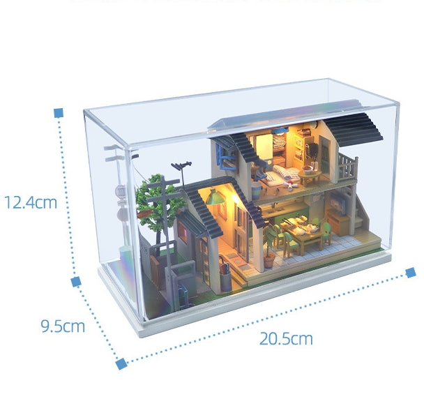 Japanese-style House - DIY Dollhouse Kit,3D Wooden Puzzle