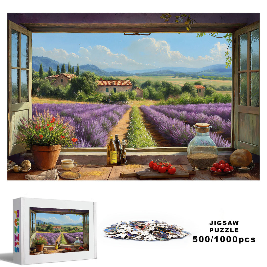 Puzzle Cuisine de ferme 500/1000 pièces