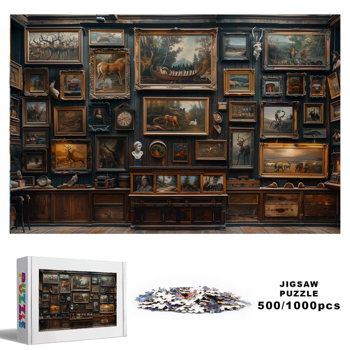 Family Gallery 500 / 1000 Piece Puzzle - By Woodbests