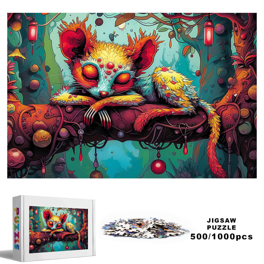 Civette rêveuse Puzzle 500/1000 pièces