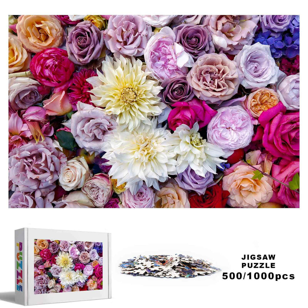 Sea of Flowers 500 / 1000 Piece Puzzle